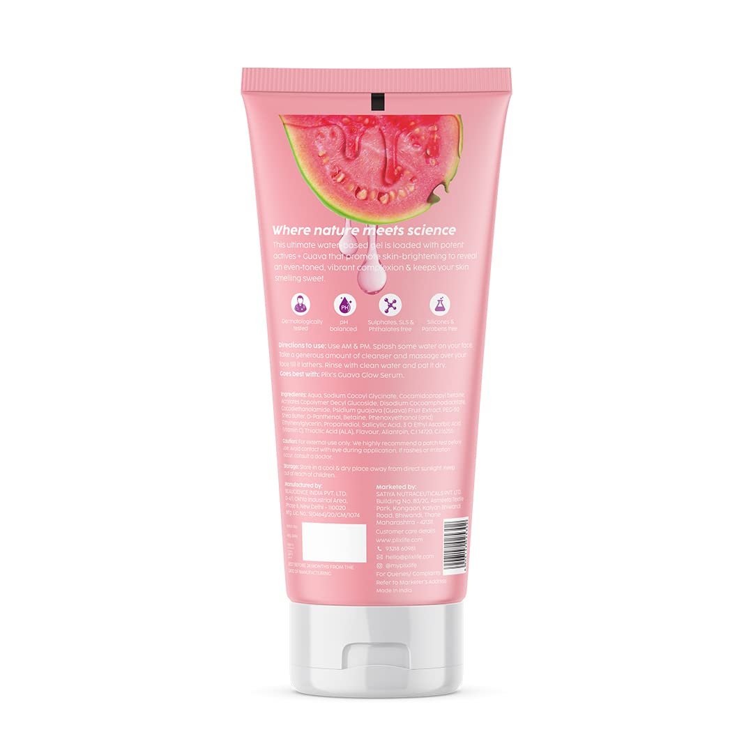 PLIX - THE PLANT FIX Vitamin C Juicy Face Wash (100 ml) Cleanser For Skin Brightening, With Pro Vitamin B5 For Moisturization & Alpha Lipoic Acid For Glowing Skin | For Women & Men thumbnail