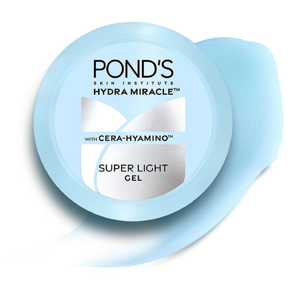 Pond's Super Light Gel Oil Free Face Moisturizer 200 g | With Cera-Hyamino for Ultimate Soft Smooth Skin - Daily Use thumbnail