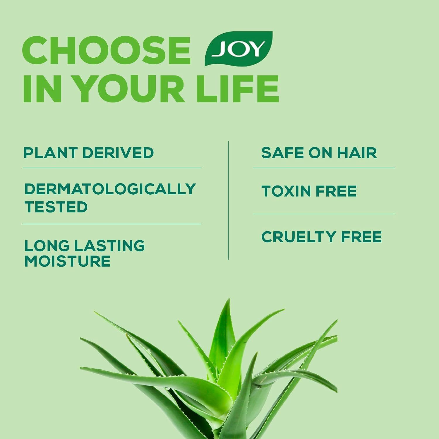 Joy Pure Aloe Light Moisturising Body Lotion 300ml | 48 Hour Moisture | Soothes, Hydrates & Freshens | Ideal for Winter | For All Skin Types | Lightweight, Non Sticky & Non Greasy thumbnail