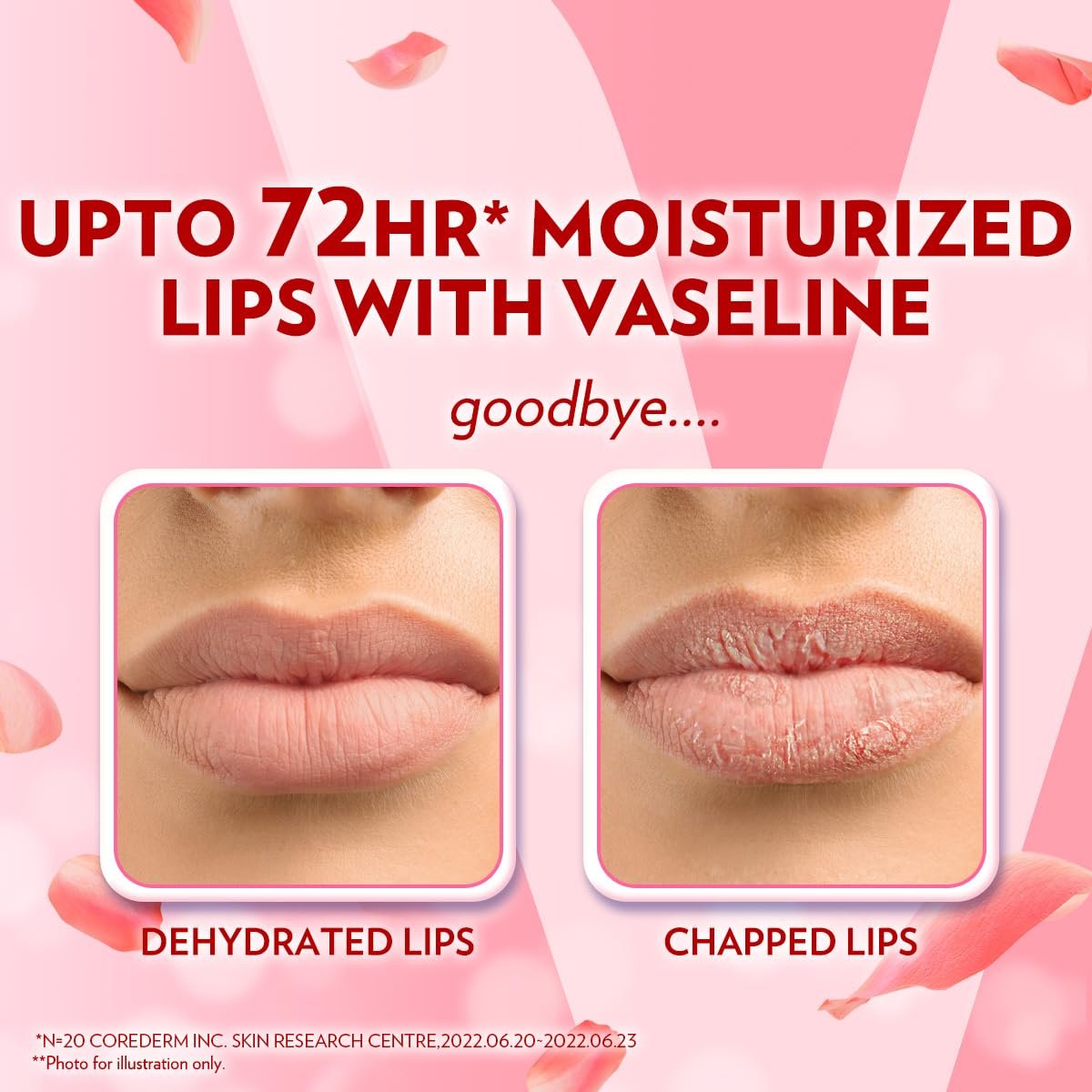 Vaseline Lip Therapy Rosy Lips | Tinted Balm for Soft Pink Finish | 72Hr Moisturization | Rosy Floral Fragrance | 7g thumbnail