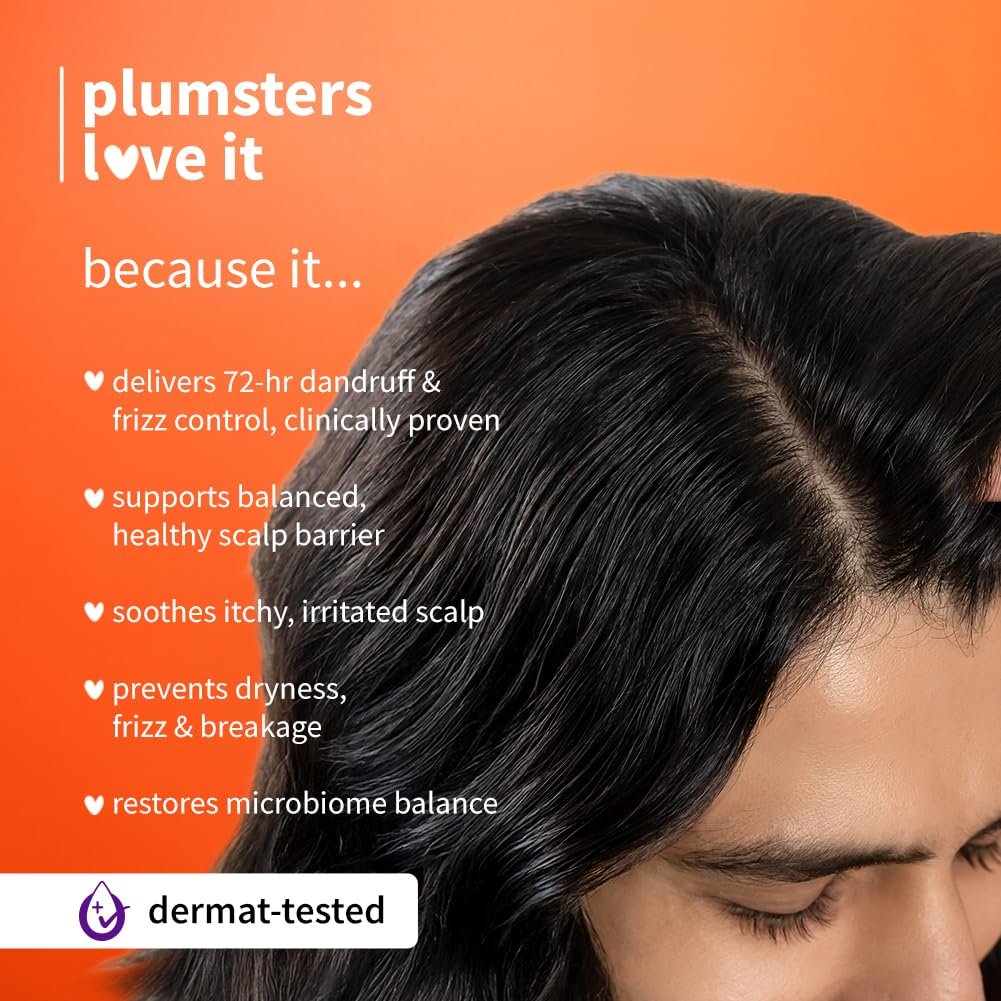 Plum Anti-Dandruff Shampoo With Volcanic Minerals & 0.5% Salicylic Acid|72-Hr Dandruff & Frizz Control|Prevents Rough,Dry Hair|250Ml Visit the Plum Store thumbnail