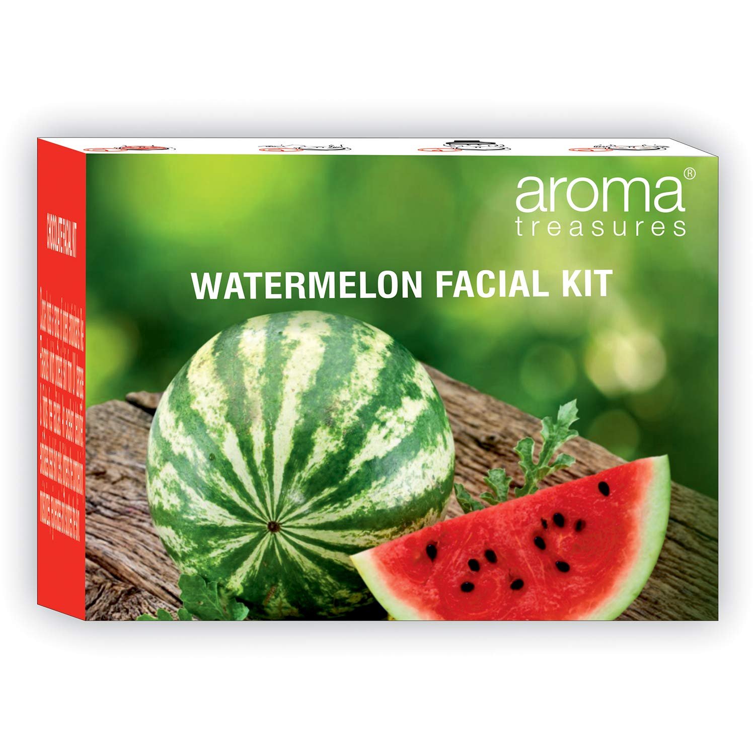 Aroma treasures Watermelon Facial Kit for all skin type (One time use kit)