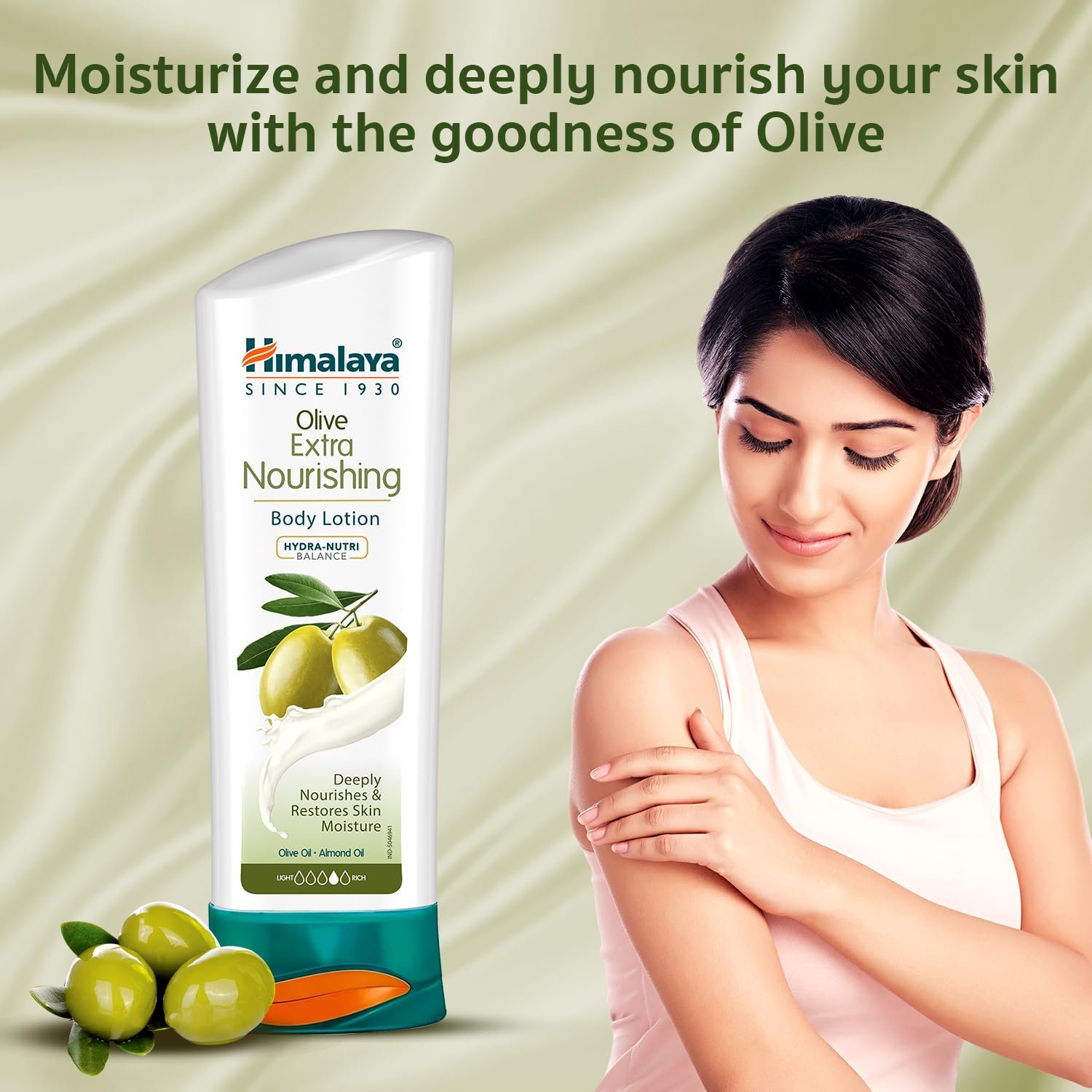 Himalaya Olive Extra Nourishing Body Lotion – 400ml | Deep Moisturization for Soft, Smooth & Nourished Skin thumbnail