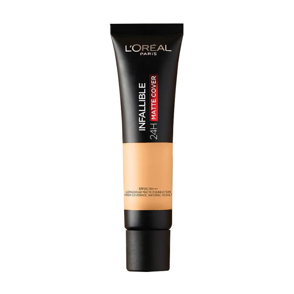 L Oréal Paris Infallible 24 H Matte Cover Liquid Foundation - 118 Rose Linen, 35Ml, Full.