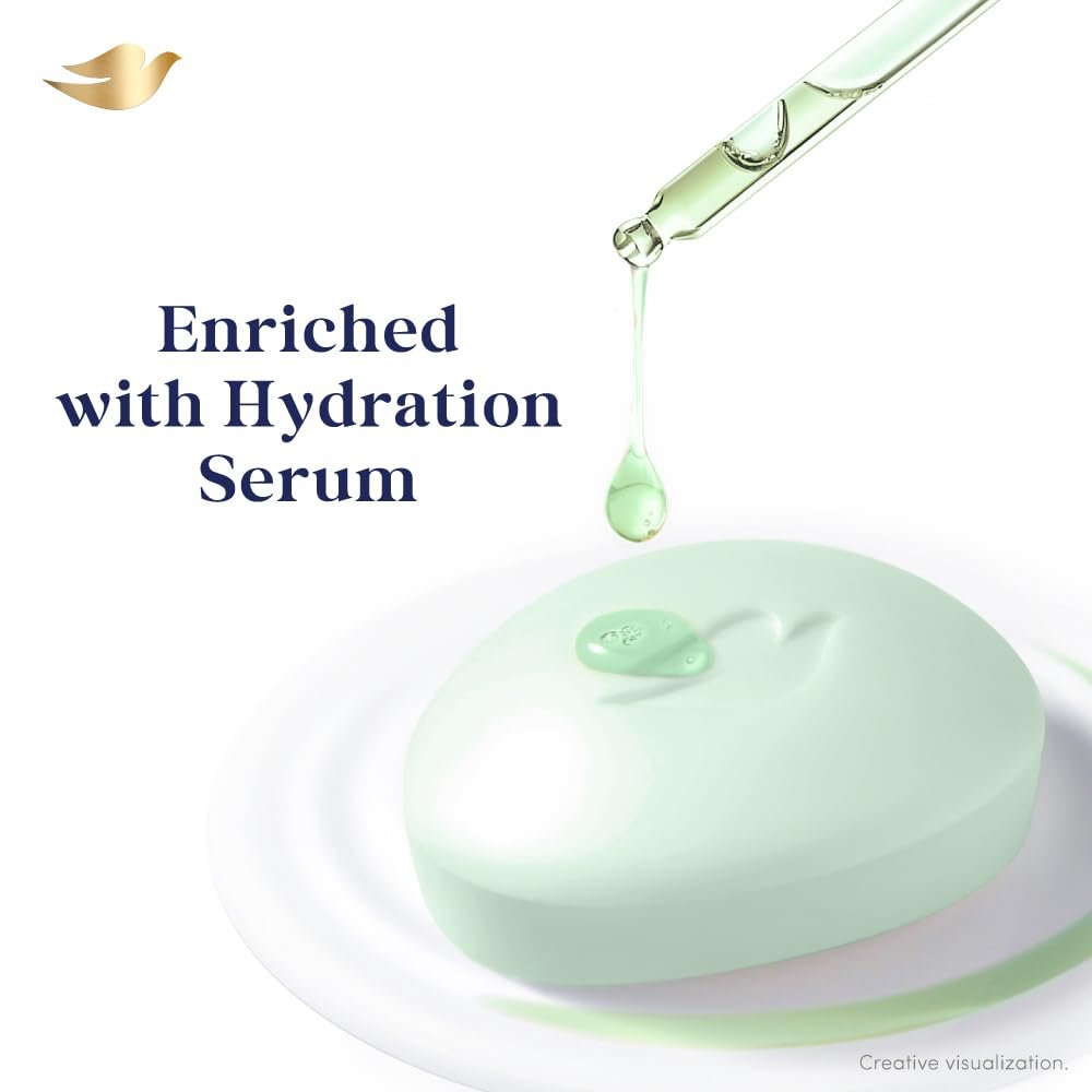 Dove Serum Bar with Hydration Serum | Fresh Hydrate Beauty Bar for Gentle Cleansing & Moisturized Skin | 125g x 3 (375g) thumbnail