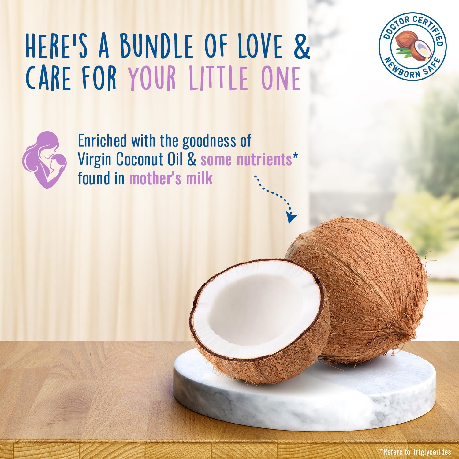 Parachute Advansed Baby Gentle Wash for New Born | Enriched with Virgin Coconut Oil | Gently cleanses in Hard water | Doctor certified | 410 ML thumbnail
