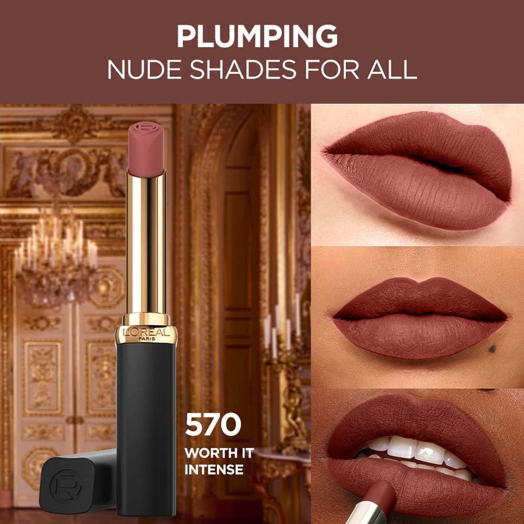L’Oreal Paris Color Riche Intense Volume Matte Lipstick- 570 Worth It Intense, 2g thumbnail