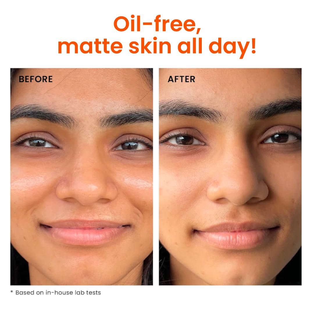 Foxtale SPF 50 PA++++Gel-Cream Sunscreen for Oily Skin with Niacinamide | Oil free, UVA UVB Protection, Prevents Tan | Lightweight, Pore-minimising, No White Cast | All Skin Type - 50ml thumbnail