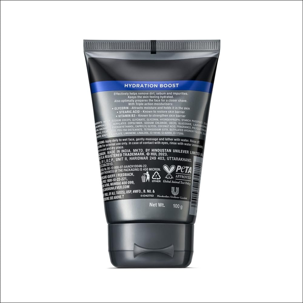 Dove Men+Care Hydration Boost Face Wash for Men | Hydrating Facial Cleanser for Fresh, Clean & Moisturized-Looking Skin | 100ml thumbnail