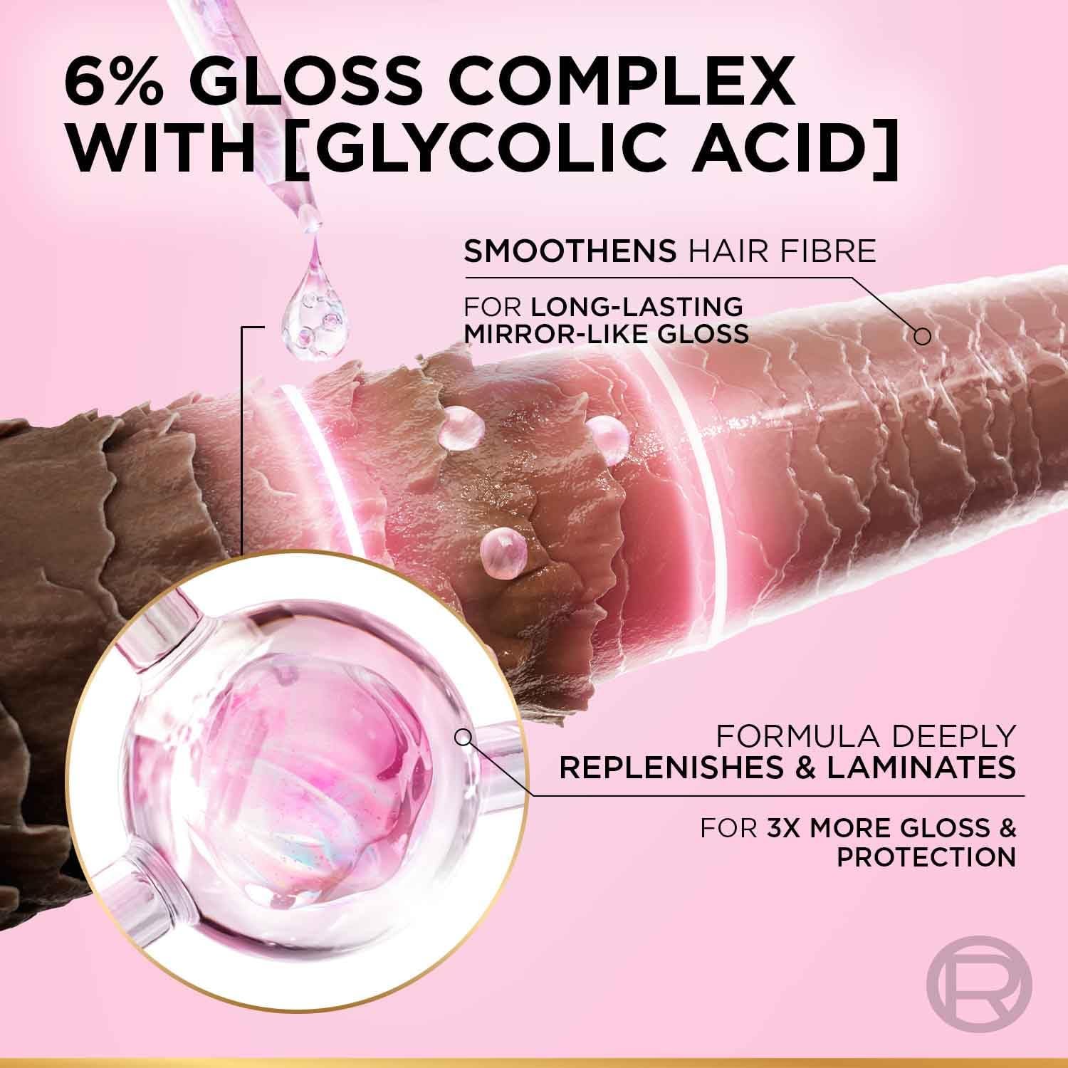 L'Oréal Paris Glycolic Gloss Shine Glazing Acidifier, 100ml thumbnail