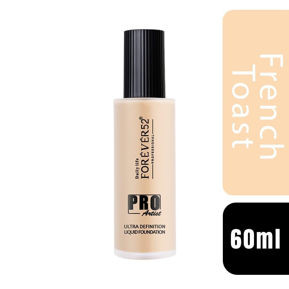 Daily Life Forever52 Pro Artist Ultra Definition Liquid Foundation-60Ml(French Toast-04,Fair To Mediium Skin Tone)Matte & Poreless Long-Lasting Full Coverage For Women thumbnail