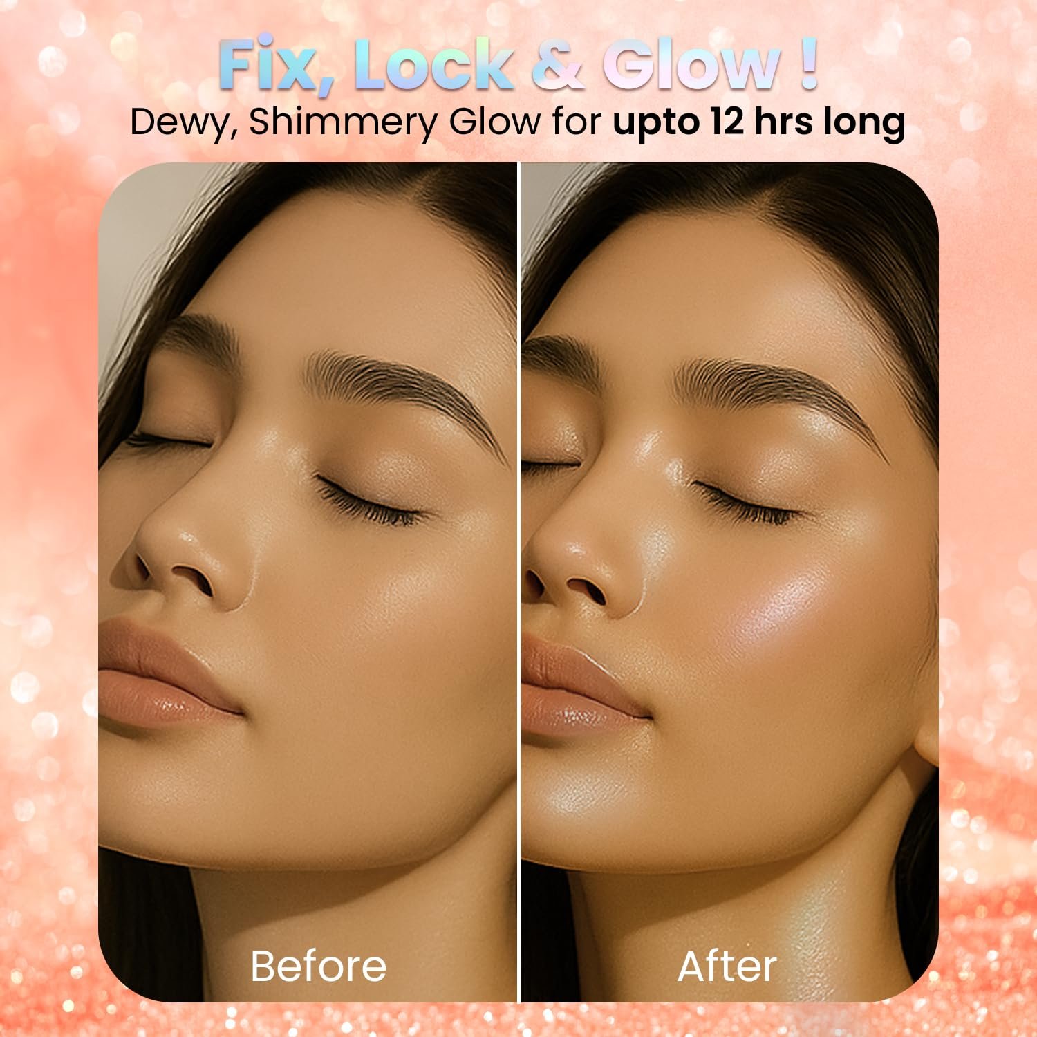 FACES CANADA Ultime Pro Strobe Makeup Fixer Mini - Rose Gold, 50 ml | Waterproof, Transferproof & Alcohol-Free thumbnail