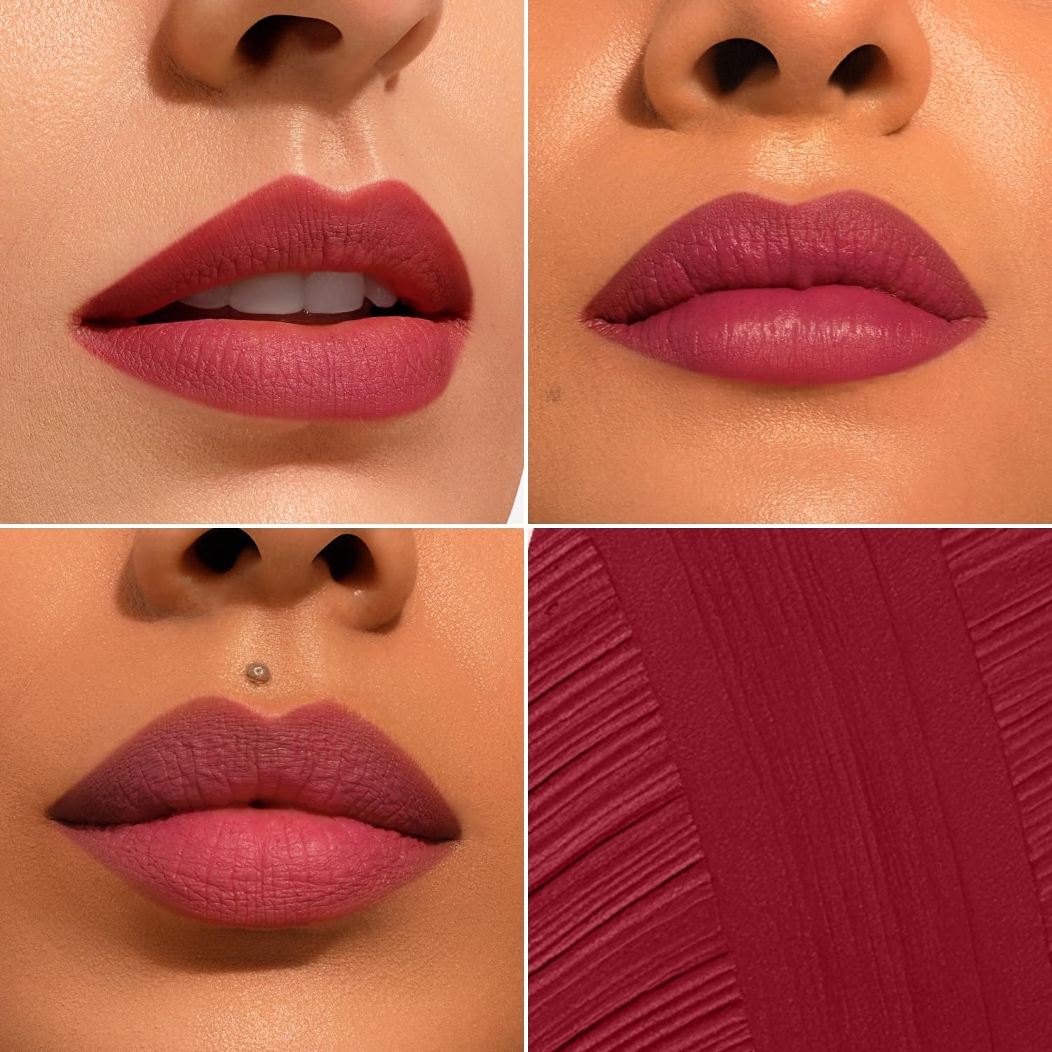 Pilgrim Oh So Crème! Bullet Lipstick | Silky-Matte Finish | Highly Pigmented and Long Lasting | Enriched with Exotic French Grape Seed Oil | (Chérie Pink-11) thumbnail