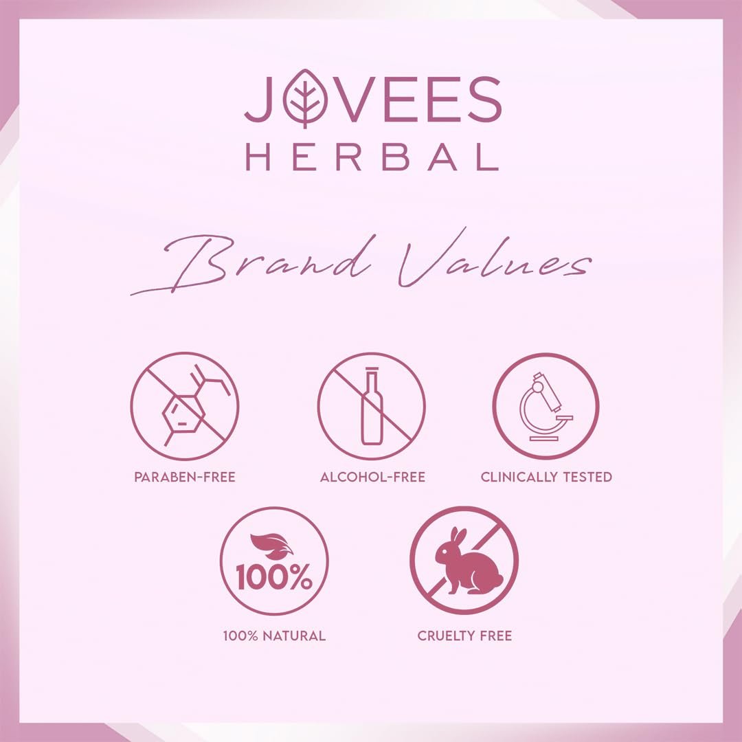 Jovees Herbal Apple & Grape Fruit Pack | With Apple, Apricot & Peach Extracts | For Uneven Skin Tone | For All Skin Types | 120gm thumbnail
