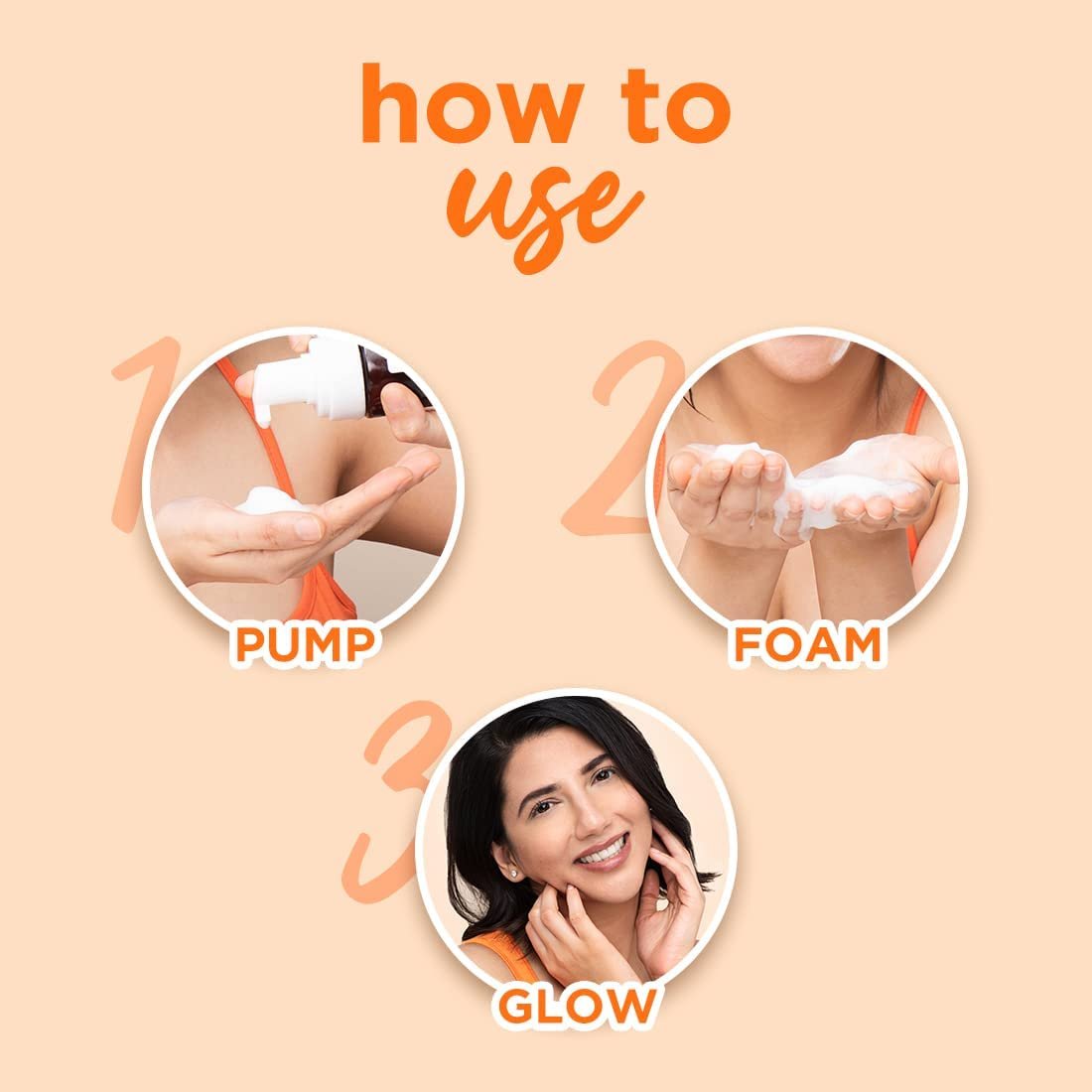 Plum Vitamin C Foaming Face Wash with Mandarin | For Glowing Skin | For Gentle Cleansing |110ML thumbnail