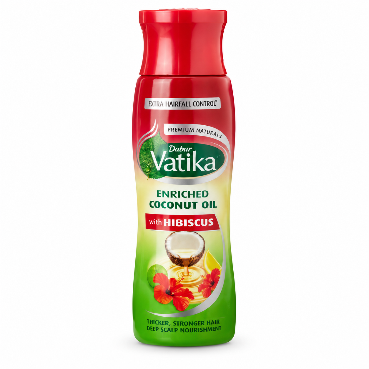 Dabur Vatika Enriched Coconut Hair Oil with Hibiscus | Helps Control Hair Fall | Promotes Thick, Long & Healthy Hair | Deep Scalp Nourishment | 300ml
