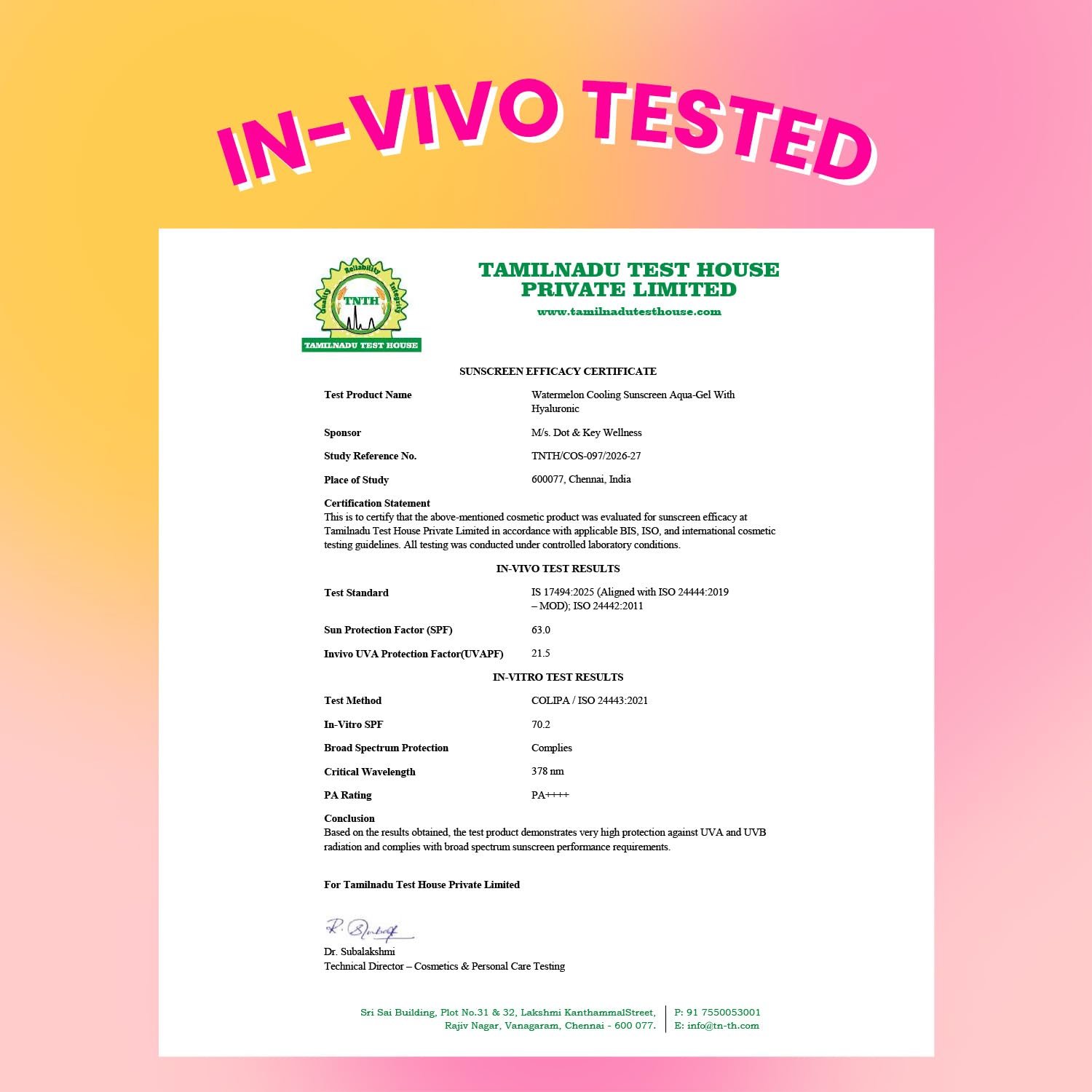Dot & Key Watermelon Cooling Sunscreen, In-Vivo Tested SPF 50+ PA++++ 50g thumbnail
