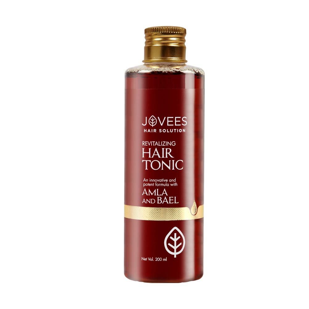Jovees Herbal Revitalising Amla & Bael Hair Tonic | Gives Long, Strong & Thick Hair | For All Hair Types 200ml thumbnail