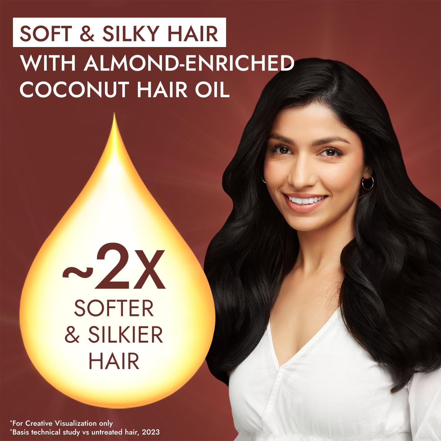 Parachute Advansed Almond enriched Coconut Hair Oil with Vitamin E 300ml| Helps Control Hair Fall|  For Men & Women thumbnail
