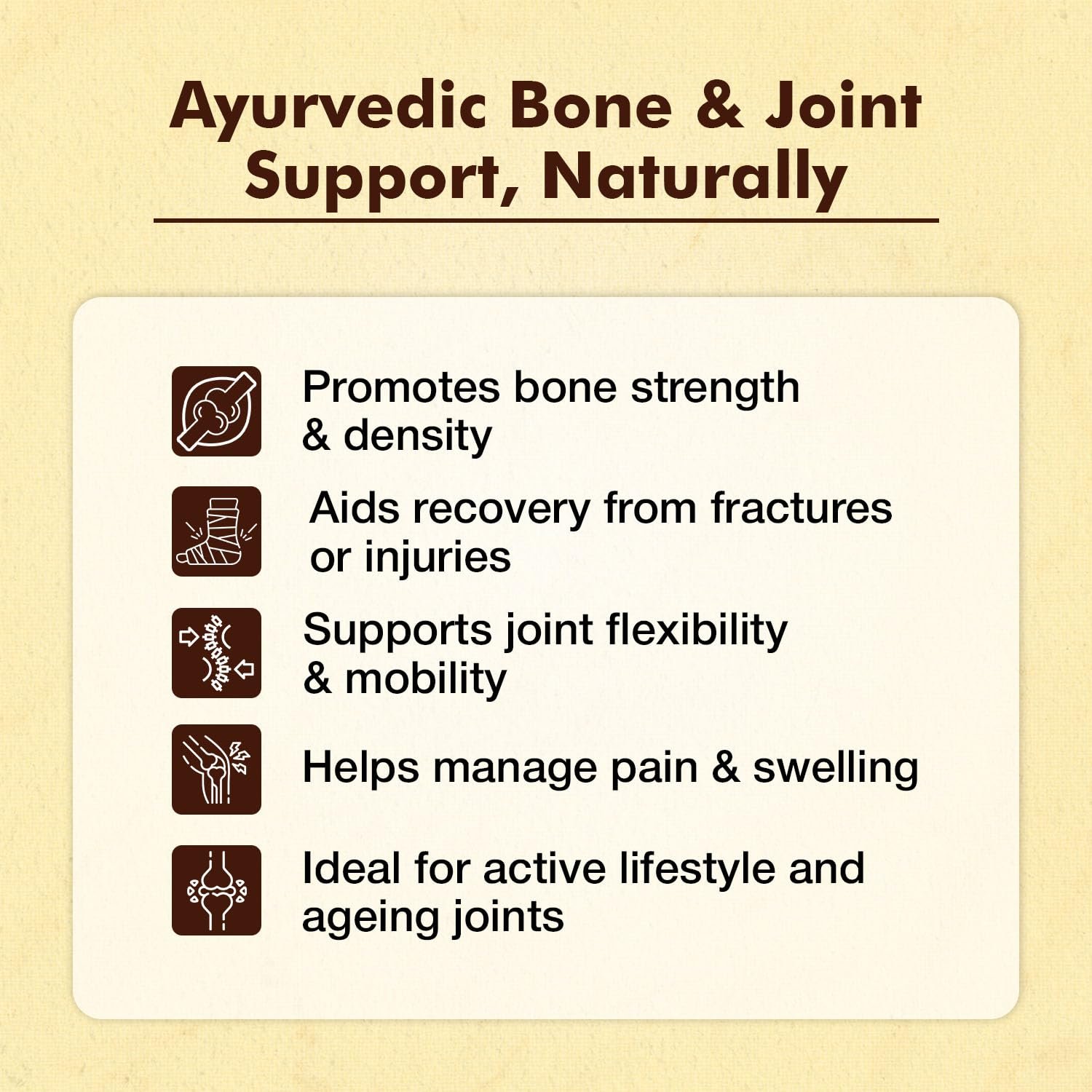 Baidyanath Ayurved Hadjod - 60 Tabs | Pure Natural Ayurved Tablets | For Joint Health, Wellness Tablets | Helps in Weight And Bone Support thumbnail