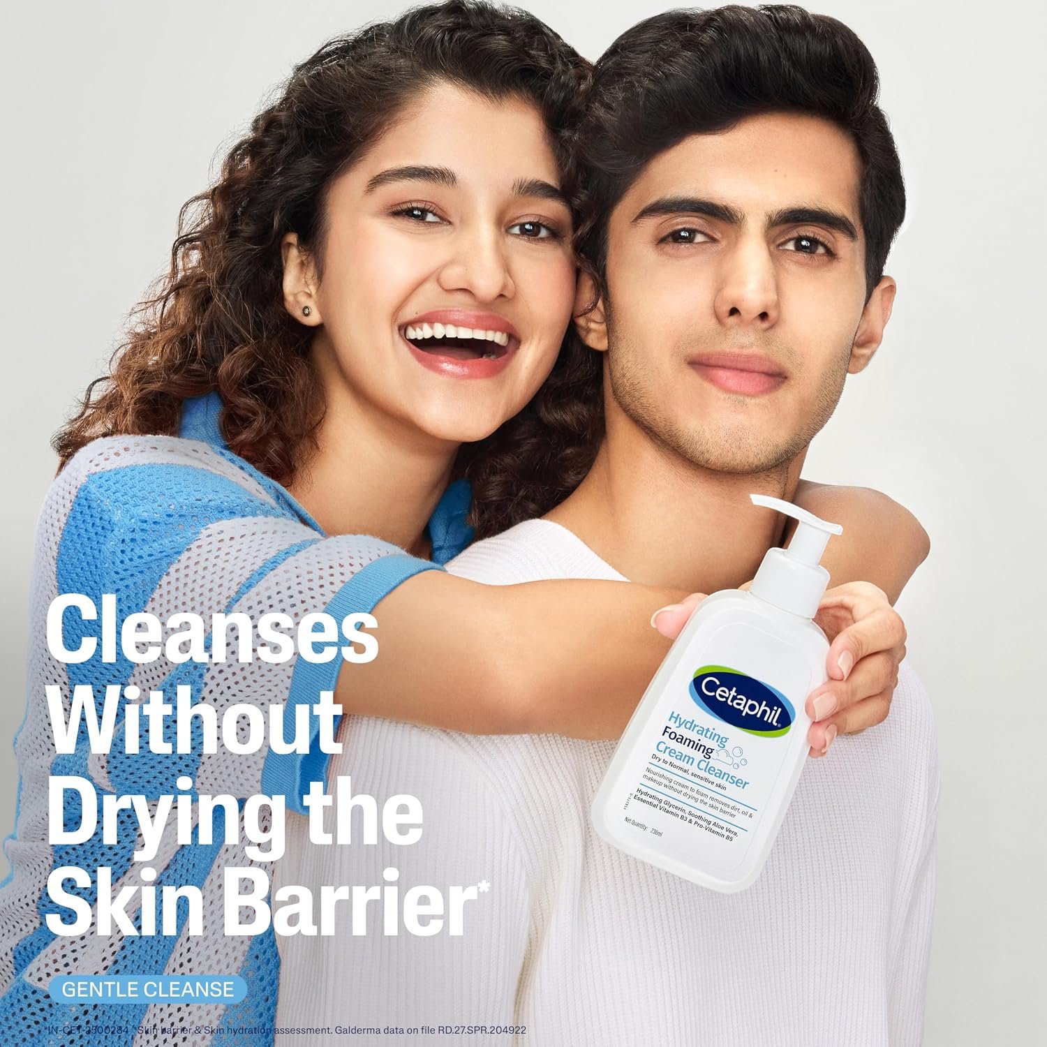 Cetaphil Hydrating foaming Face Wash, Cream to Foam Cleanser 236ml | Niacinamide, Pro-Vitamin B5 & and Aloe for Gentle Cleansing thumbnail