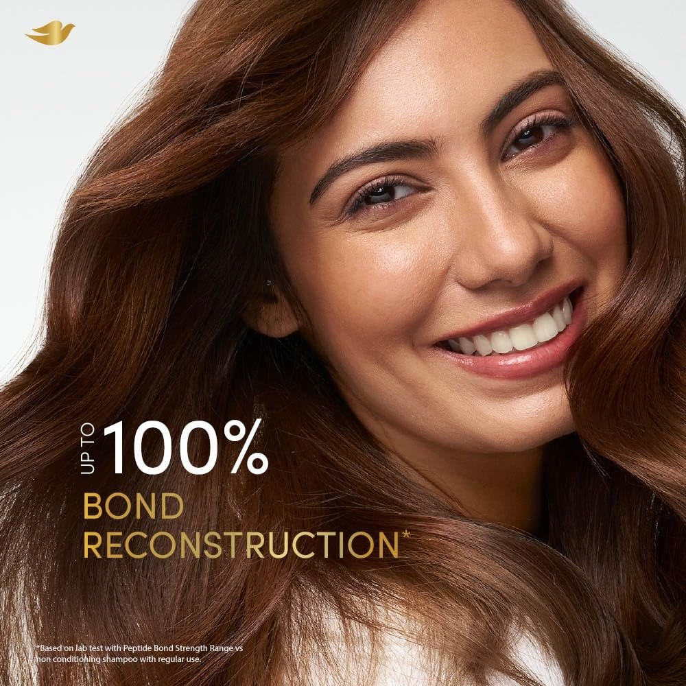 Dove Peptide Bond Strength Shampoo for Dry & Damaged Hair - 340 ml | Enriched with PROTEIN PEPTIDES | Reconstructs broken Bonds for 20X Stronger Hair thumbnail