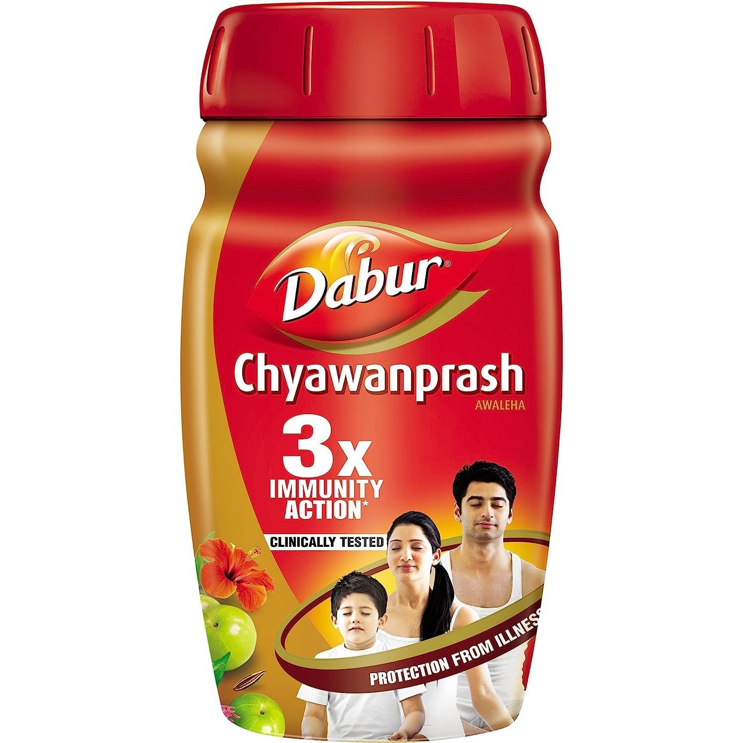 Dabur Chyawanprash | 2X Immunity Support | Helps Build Strength & Stamina | Ayurvedic Health & Wellness Supplement | 250g