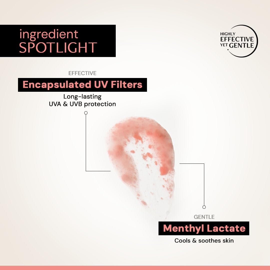 Deconstruct Invisible Water Sunscreen SPF 50 PA+++ | Instant Cooling & Freshness | 8-Hour Long Lasting Sunscreen | Broad Spectrum UVA & UVB Protection | No White Cast |40g thumbnail