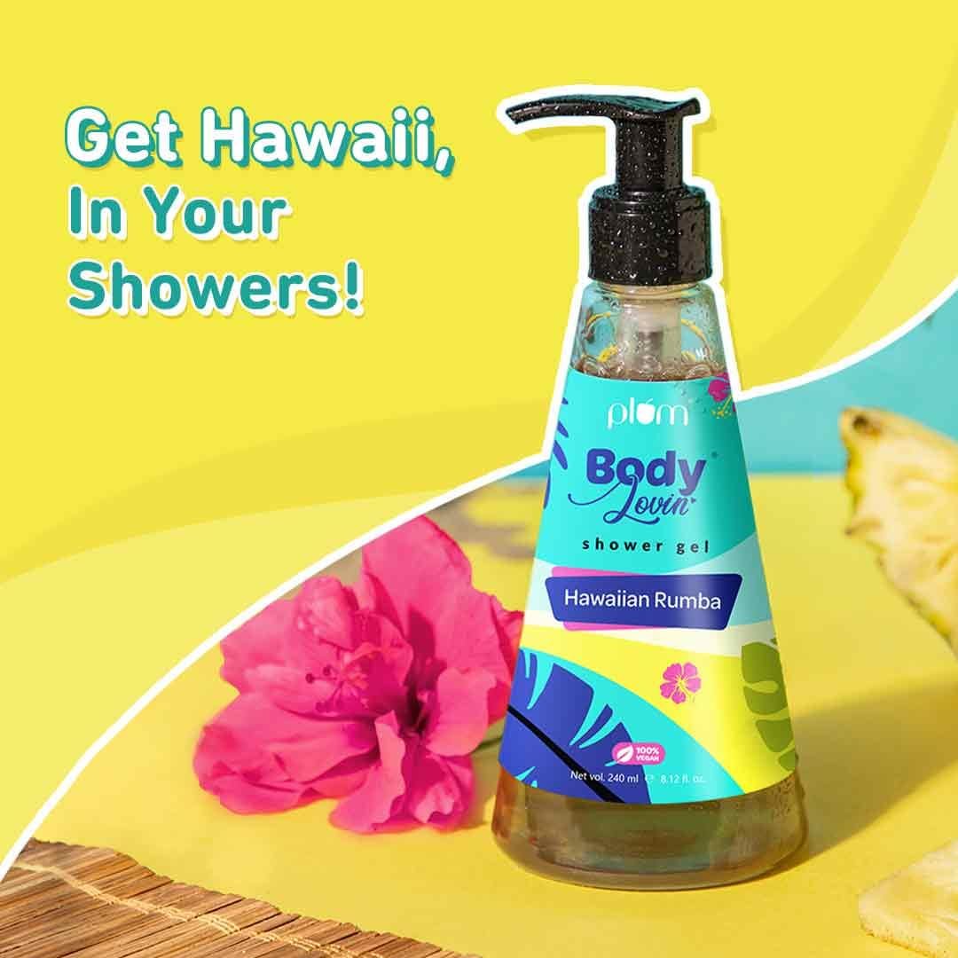 Plum Bodylovin' Hawaiian Rumba Shower Gel | SLS-Free Body Wash for Women & Men | Long Lasting Beachy Fragrance | Body Cleanser with Aloe-Infused Nourishing Formula for Soft & Smooth Skin - 2 thumbnail