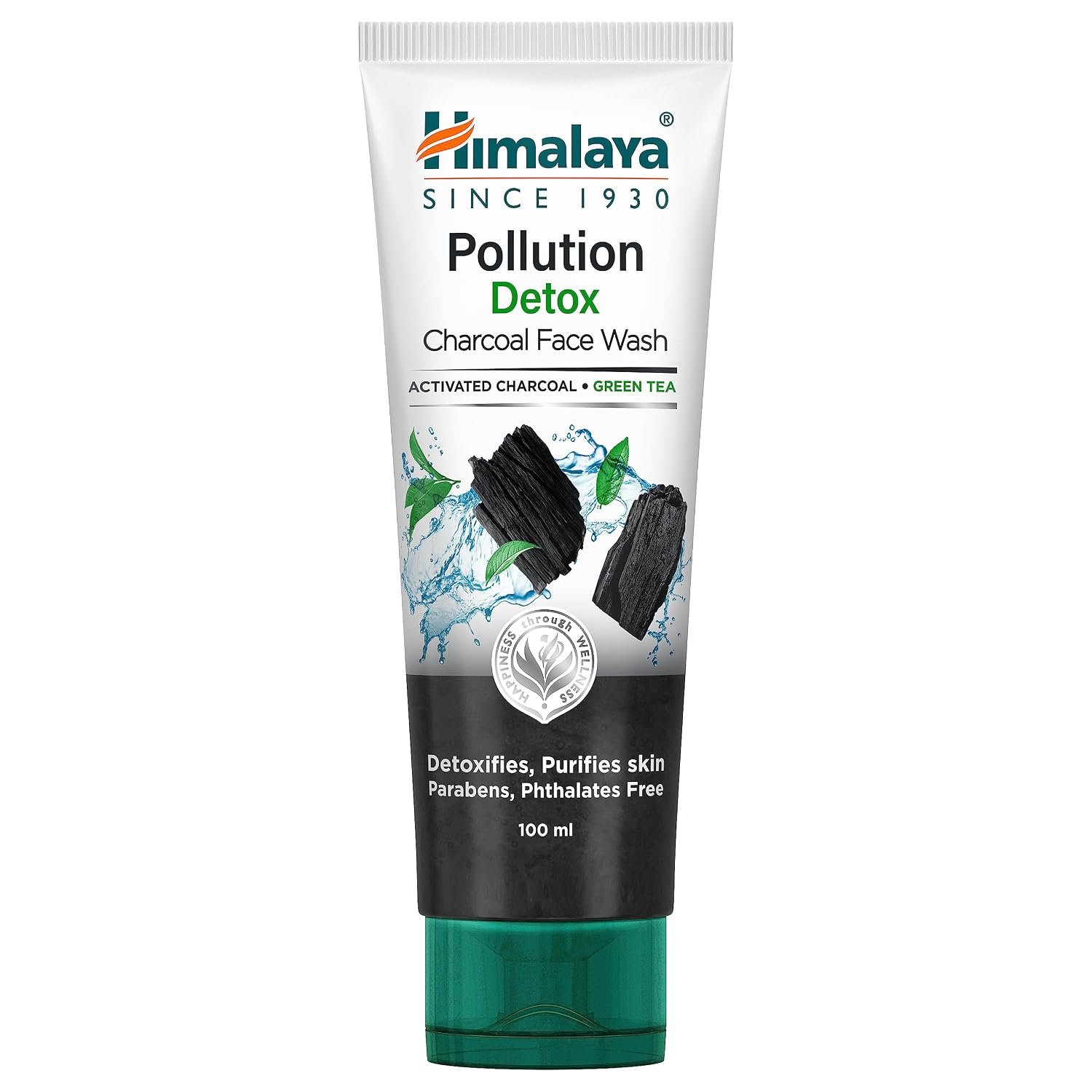 Himalaya Pollution Detox Charcoal Face Wash – Deep Cleansing Facial Cleanser for Removing Dirt & Pollutants, 100ml thumbnail