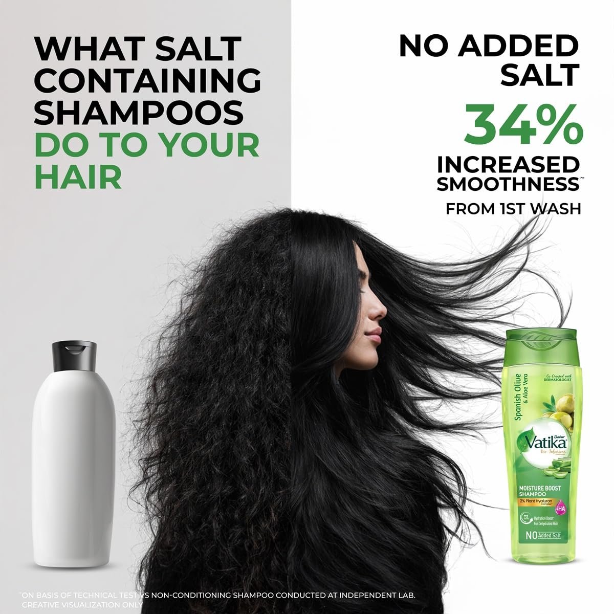 Dabur Vatika Bio-Infusions Moisture Boost Shampoo | Spanish Olive & Aloe Vera | 2% Plant Hyaluron + Hyaluronic Acid | Deep Moisture & Natural Shine | For Dry & Dehydrated Hair thumbnail
