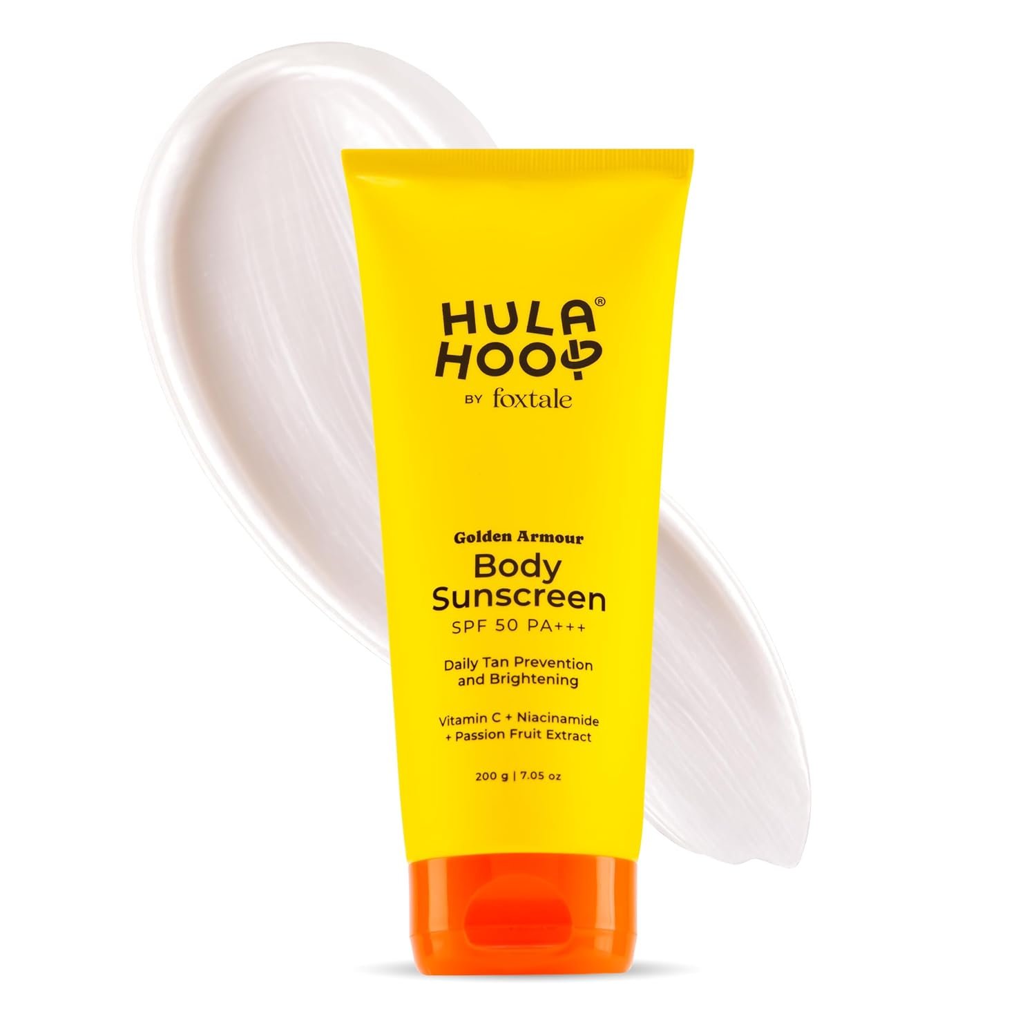 Hula Hoop Sunscreen Body Lotion SPF 50 PA+++ 200g | Broad-Spectrum Sun Protection | Moisturizes Skin | Helps Prevent Tanning | Daily Body Care