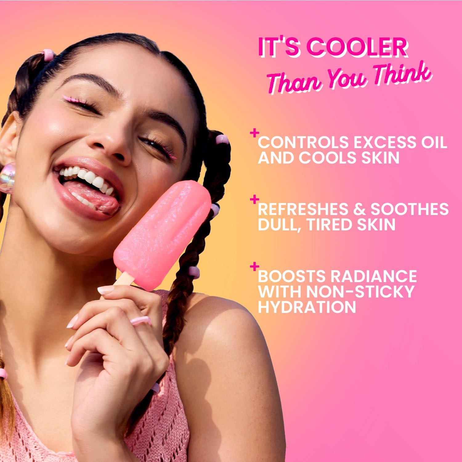 Dot & Key Watermelon Cooling Icy Gel Moisturizer | Instantly Cools Skin, Hyaluronic & Niacinamide | Controls Excess Oil, Boosts Radianc 60g thumbnail