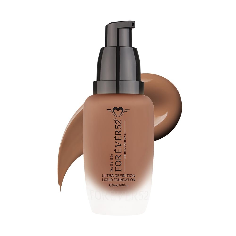 Daily Life Forever52 Ultra Definition Liquid Foundation|24H Wear, Medium to Full Coverage, Pore-Minimizing & Mattifying, Long Lasting, Anti-Aging, Satin Finish | Soleil (FLF017) 30ml thumbnail