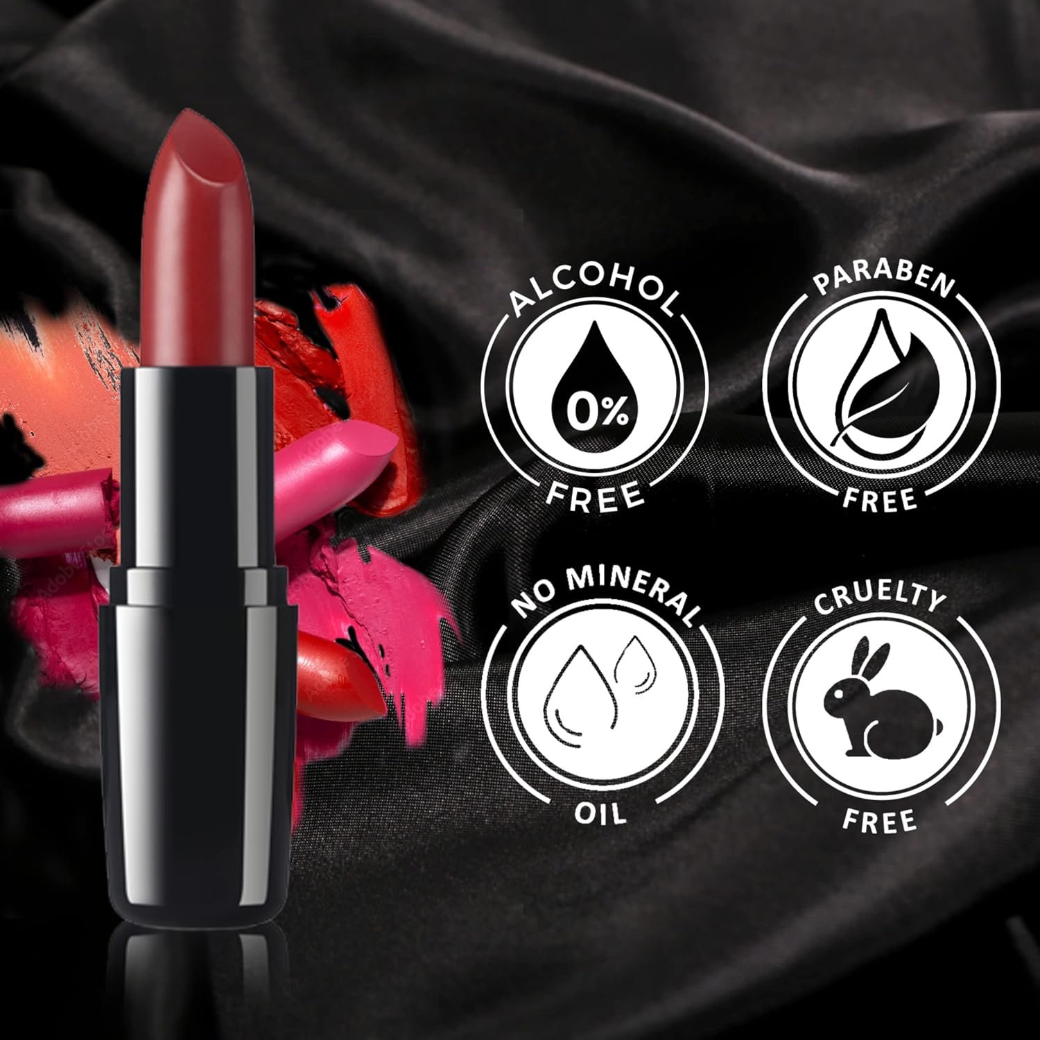 FACESCANADA Weightless Creme Finish Lipstick - Plum Peach (Nude), 4G | Smooth Texture | Long Lasting Rich Color | Hydrated Lips | Vitamin E, Jojoba & Almond Oil, Shea Butter thumbnail