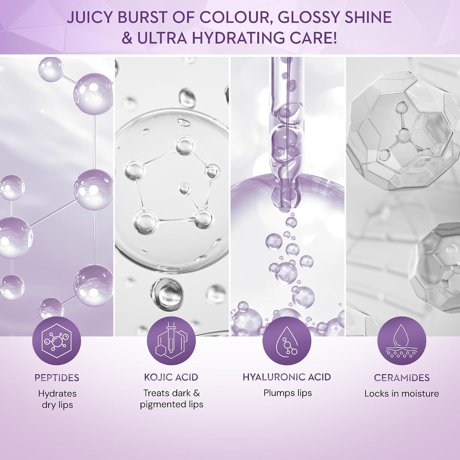 SUGAR Cosmetics Glide Peptide SPF50 PA+++ Lip Treatment | Infused Hyaluronic Acid, Ceramides & Vitamin E | Tinted Lip Balm | 10ml - 04 Mocha Melt thumbnail