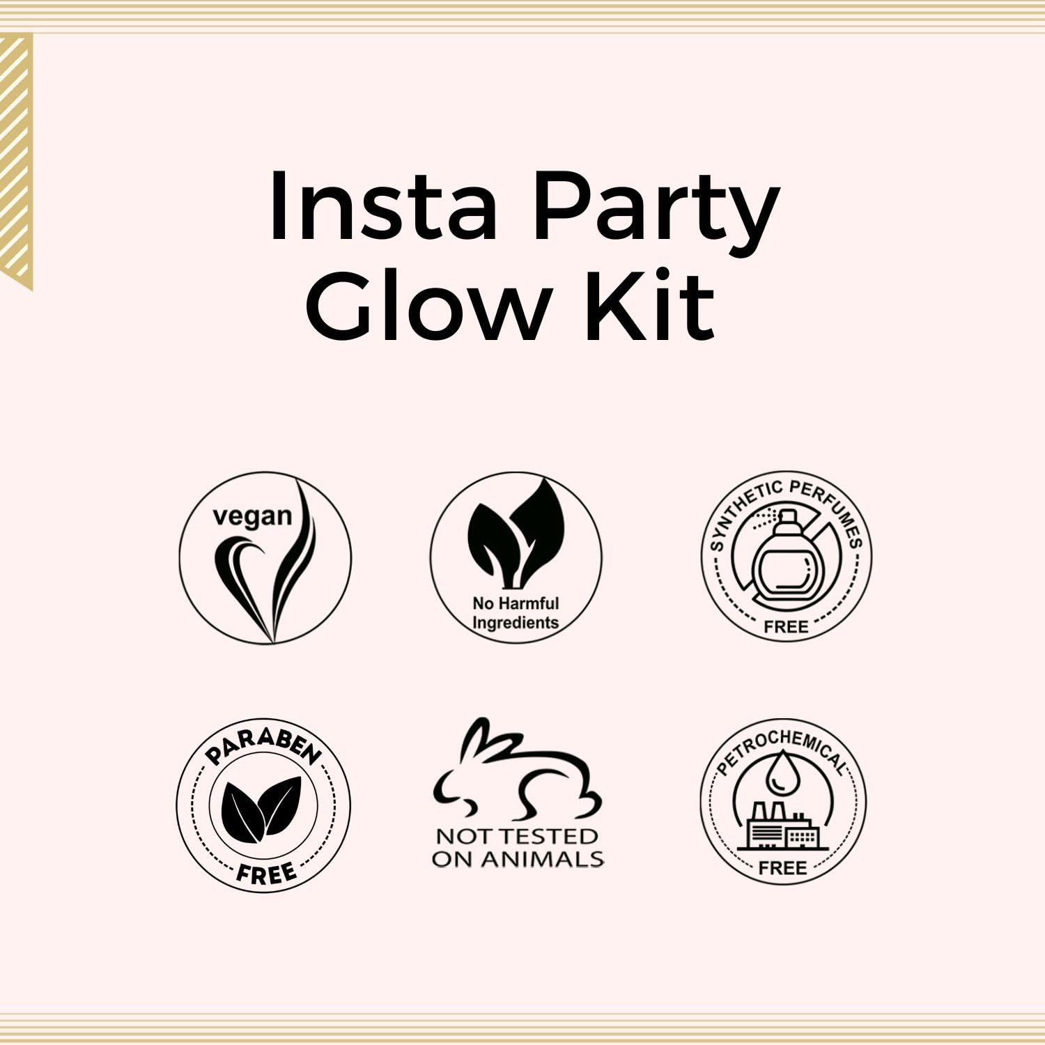 Aroma treasures Insta Party Glow one time use kit for all skin type thumbnail