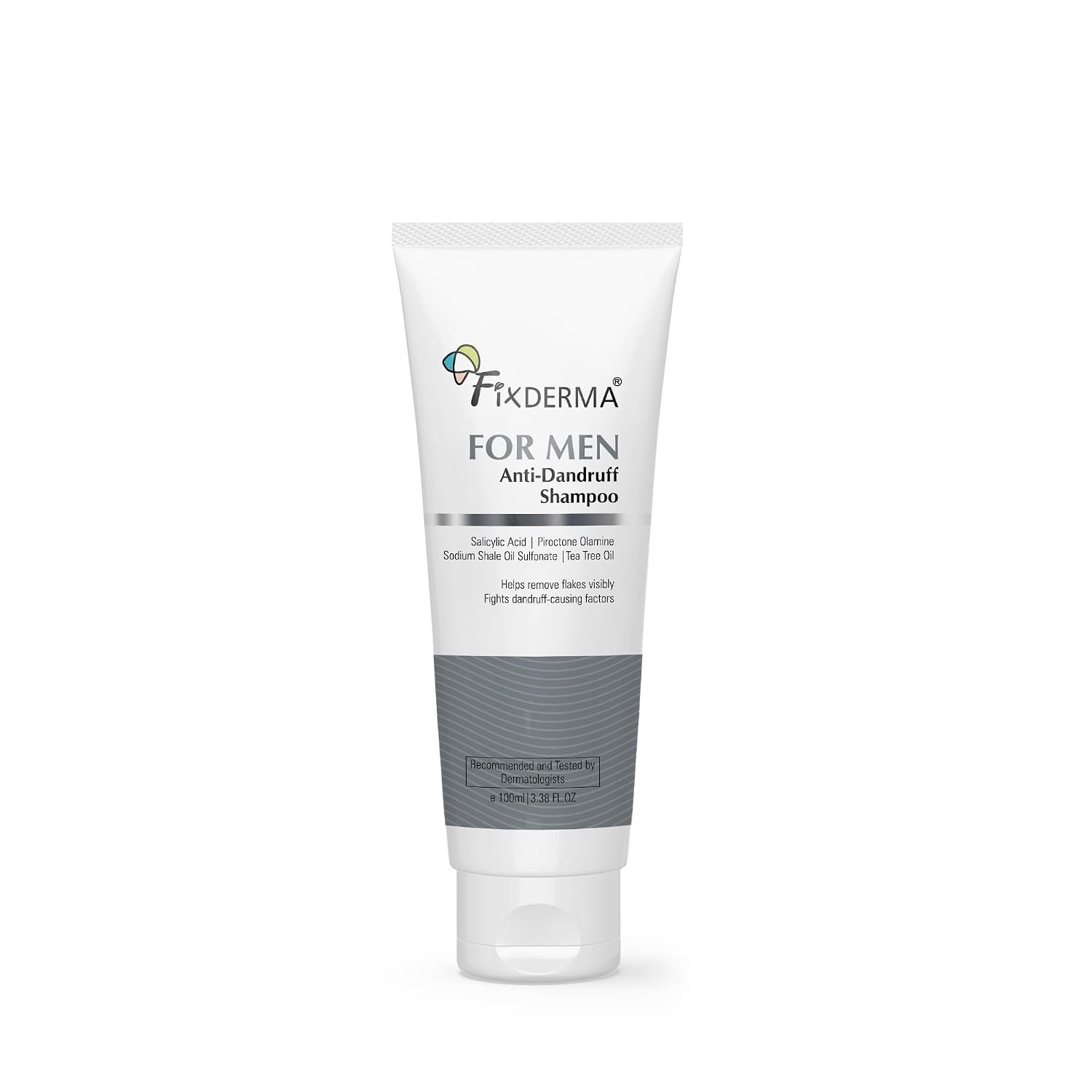 Fixderma Anti-Dandruff Shampoo with Salicylic Acid for Men | Scalp Cleansing Shampoo for Dandruff, Itchy & Flaky Scalp | 100ml thumbnail