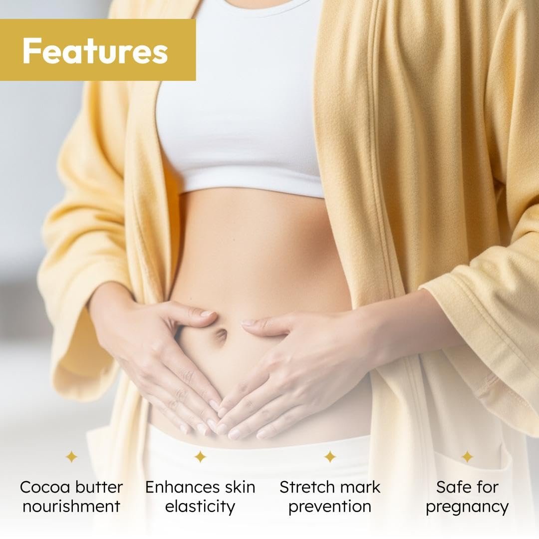 Aroma Magic Cocoa Butter & Vanilla Body Cream | Nourishes, Enhances Skin elasticity & prevents stretch marks | Green tea & calendula extract, vitamin E & C| Non-greasy| 100 ml thumbnail
