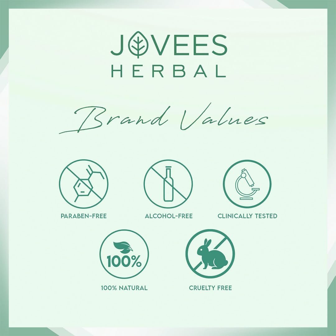 Jovees Herbal Morning Ritual Moisturizer for Dry Skin – Reduces Fine Line & Improves Skin Elasticity | UVA & UVB Protection | Nourishes & Hydrates | Lightweight, Non-Greasy Daily Cream 100g thumbnail