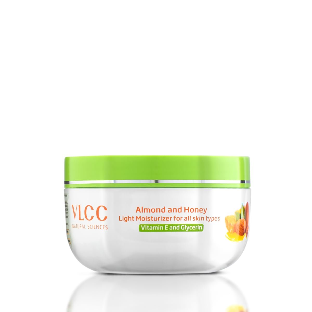 VLCC Almond and Honey Light Moisturiser Cream - 200g | With Vitamin E and Glycerin | Vitamin E Body Moisturizer | Soft and Smooth Skin | Intense, Long-lasting Hydration. thumbnail