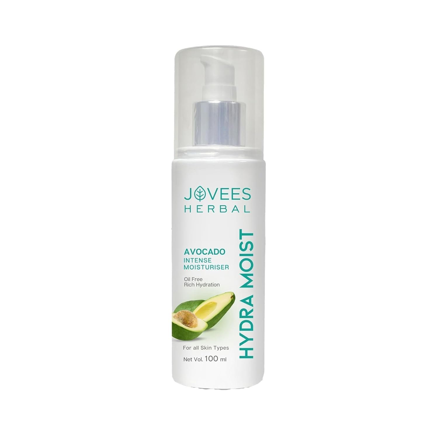 JOVEES Herbal Hydra Intense Moisturiser For Glowing & Hydrating Skin With Avocado And Chamomile Extract | Lightweight And Non Greasy Lotion | For All Skin Types- 100ml thumbnail