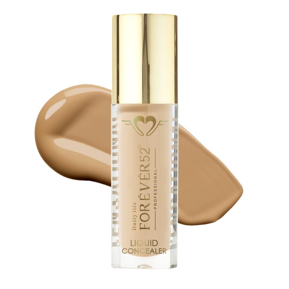 Daily Life Forever52 Sensational Liquid Concealer | Enriched with Hyaluronic Acid, Niacinamide & Vitamin E| Lightweight, Hydrating & Flawless Coverage (Tan-06)