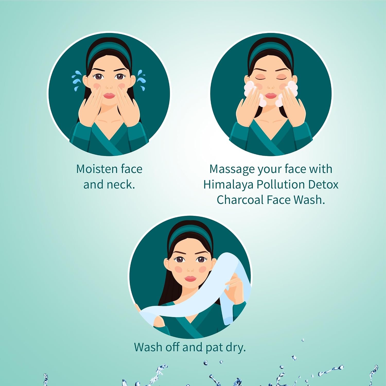 Himalaya Pollution Detox Charcoal Face Wash – Deep Cleansing Facial Cleanser for Removing Dirt & Pollutants, 100ml thumbnail