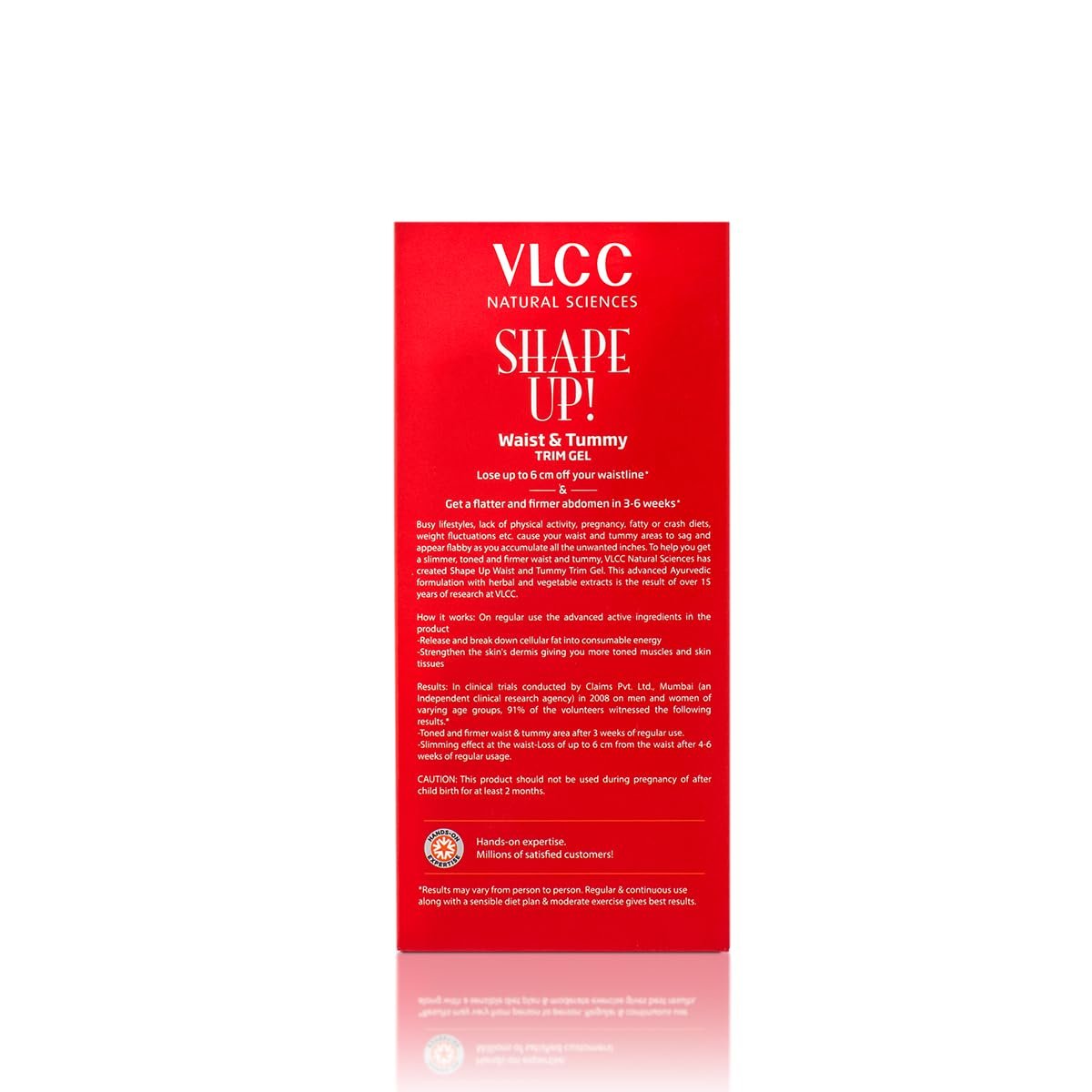 VLCC Shape Up Waist & Tummy Trim Gel - 200g | For a Flatter and Firmer Waist | Helps tone Muscles and Stubborn Fat | Helps break down Cellular Fat thumbnail