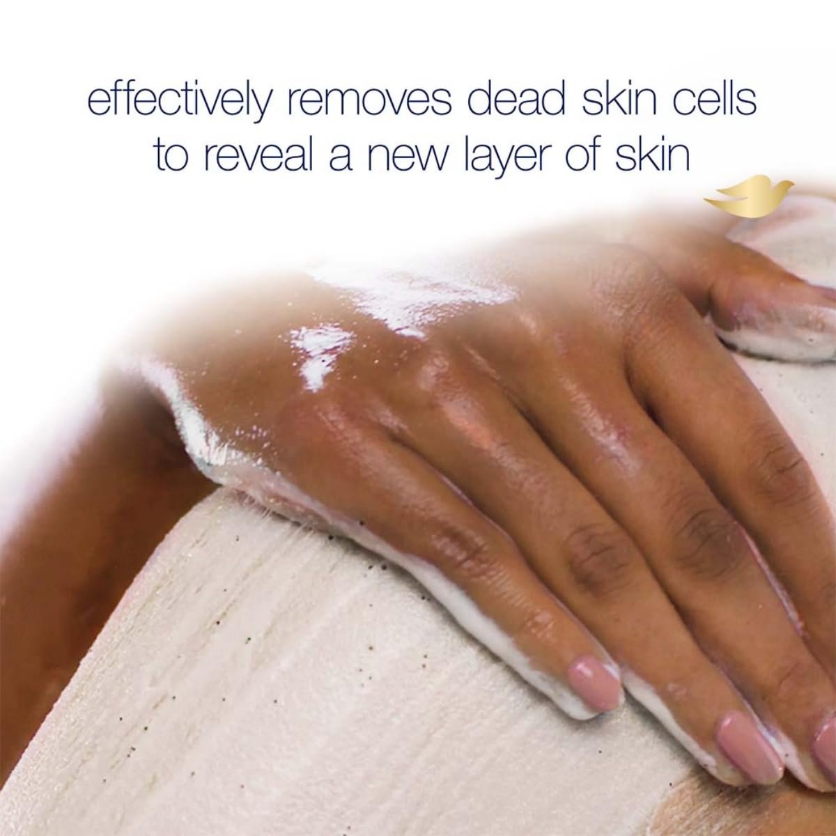 Dove Exfoliating Body Polish| Body Scrub |Deeply Nourishing Crushed Macadamia and Rice Milk |Moisturises & Brightens Skin | Sulphate Free|298gm thumbnail