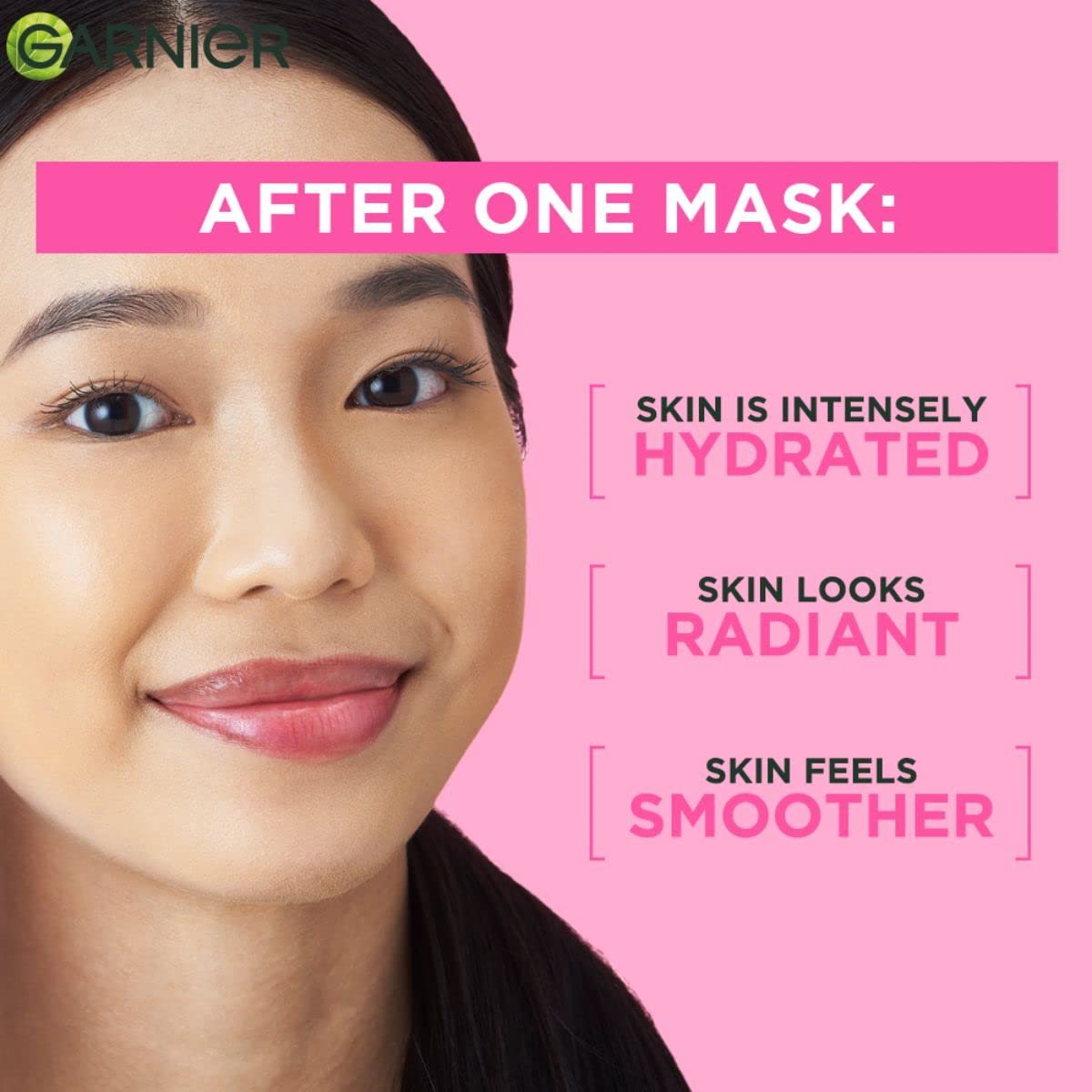 Garnier Skin Naturals, Sheet Mask, Hydrating & Increases Glow, Sakura Glow, 28g thumbnail
