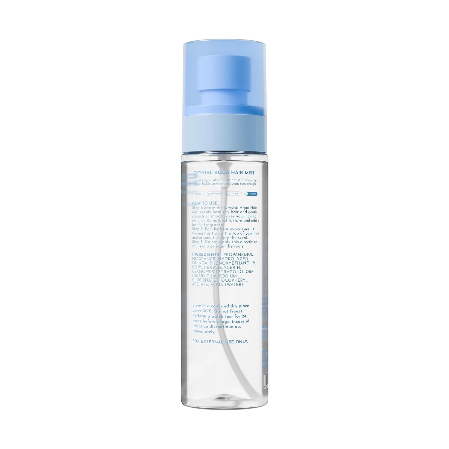 Fix My Curls Hair Mist Fragrance | Crystal Aqua Scent | Notes of Cirtus, Salt, Musk |Alcohol Free & Unisex | 100ml thumbnail