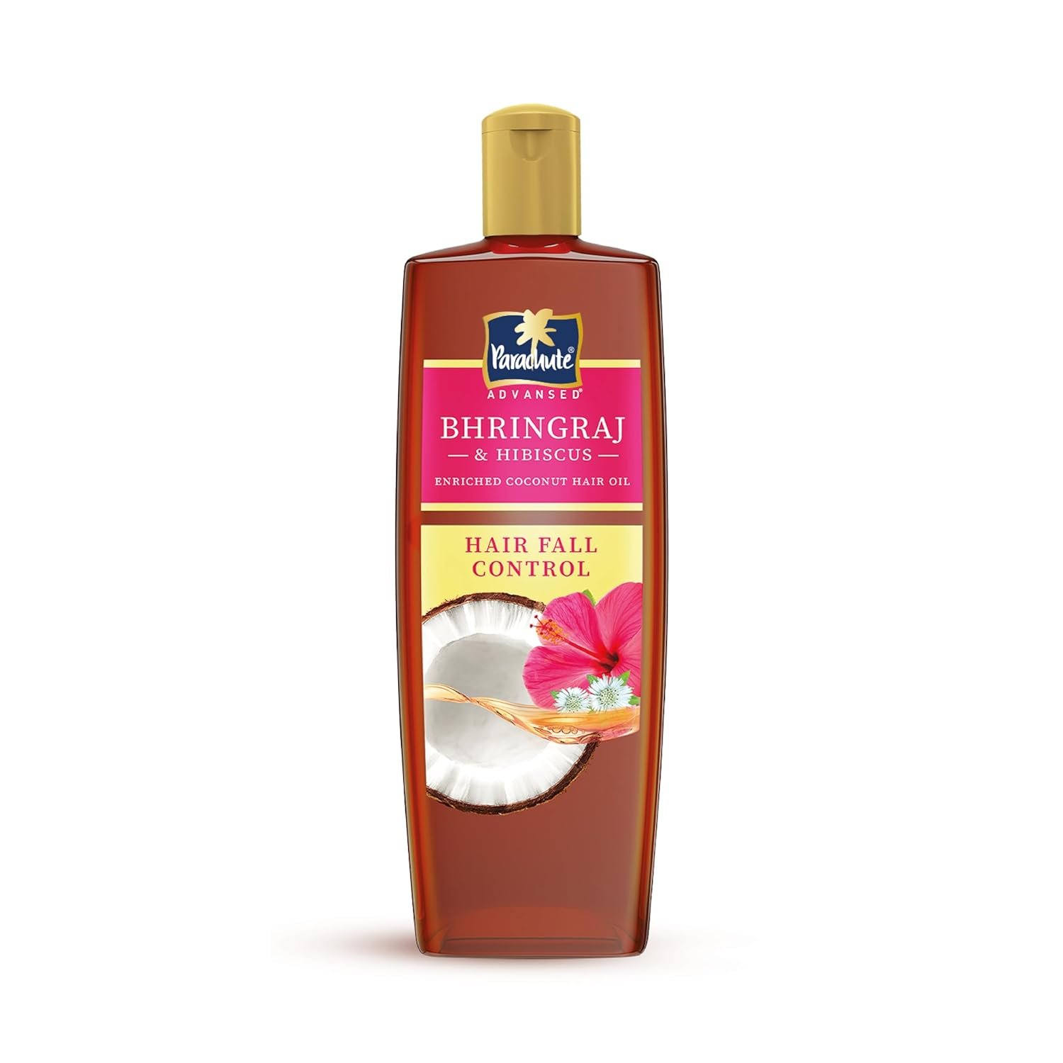 Parachute Advansed Bhringraj & Hibiscus enriched Coconut Hair Oil| Reduces Hair Fall| Suitable for All Hair Types |300ml thumbnail