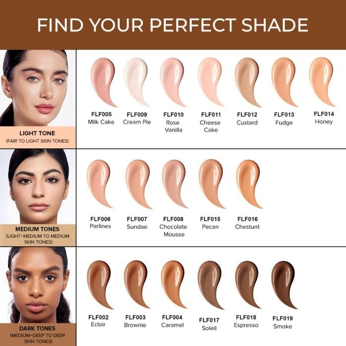 Daily Life Forever52 Ultra Definition Liquid Foundation | 24H Long-Wear, High-Coverage, Lightweight Formula for Flawless Satin Finish, Anti-Aging, (Smoke 19, 30ml) thumbnail